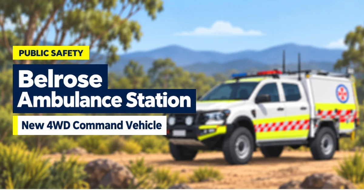 Belrose Ambulance Station Becomes Base For New Command Vehicle